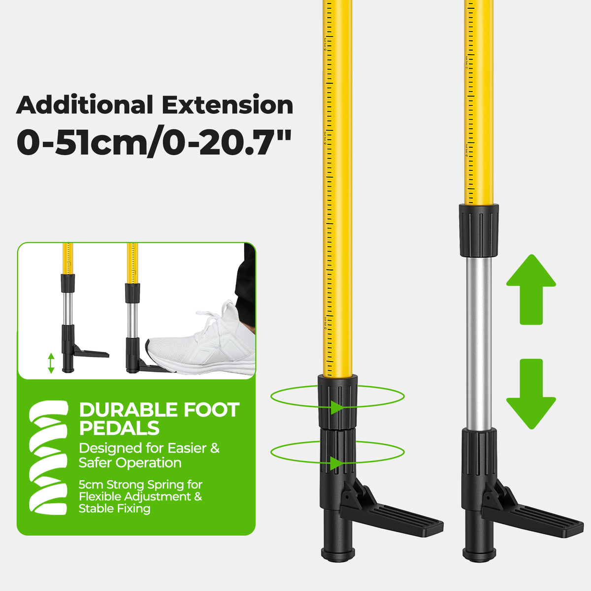 Huepar LP36 - Trépied adaptateur de niveau laser 3,7 m