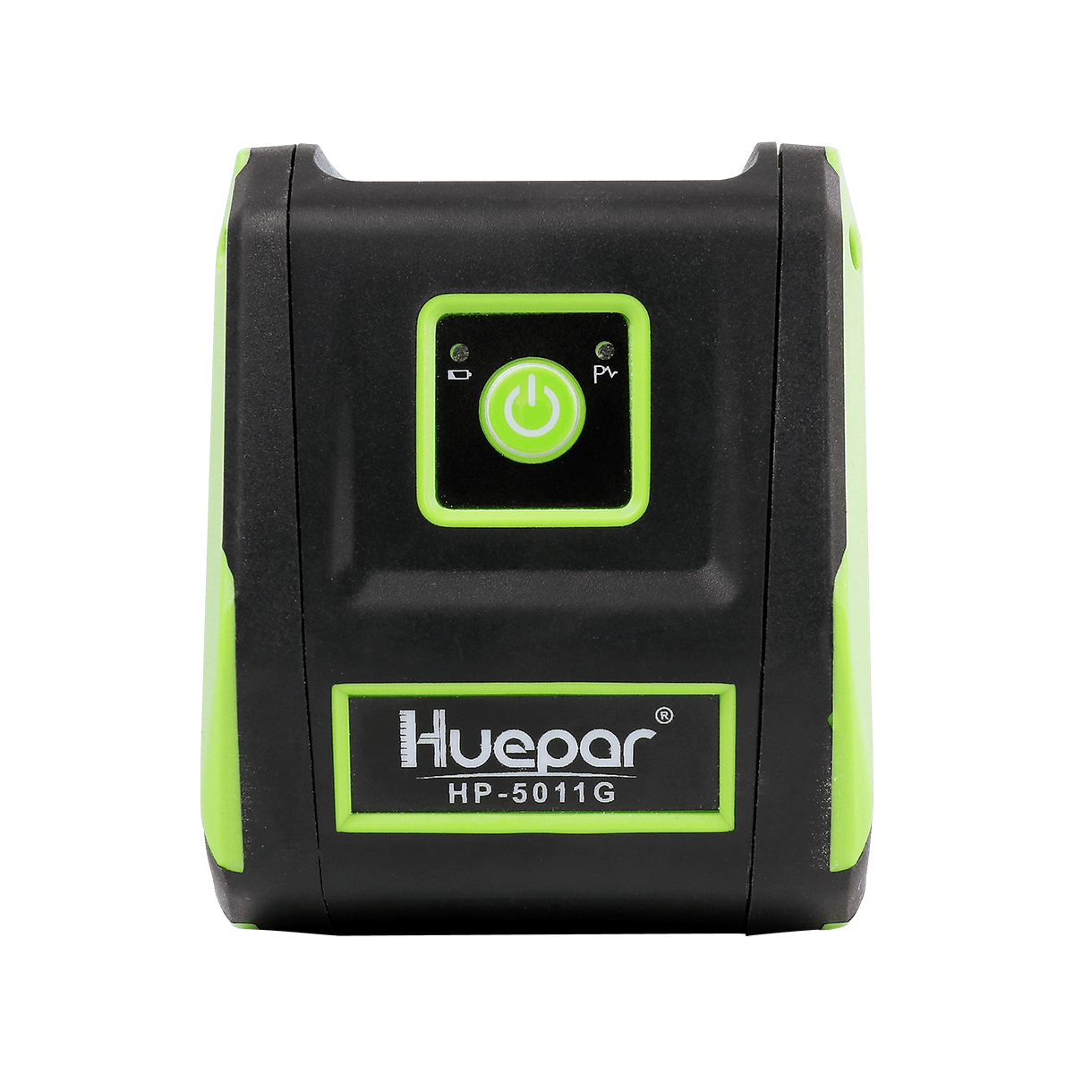 Huepar Green Beam Cross Line Laser Level Outdoor Self Leveling Laser  Leveler Tool with Li-ion Battery L011G 