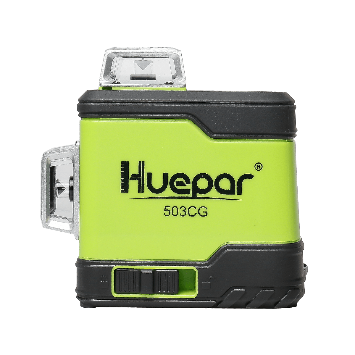 Huepar 503CG - Livella laser autolivellante a linea trasversale a raggio  verde 3D