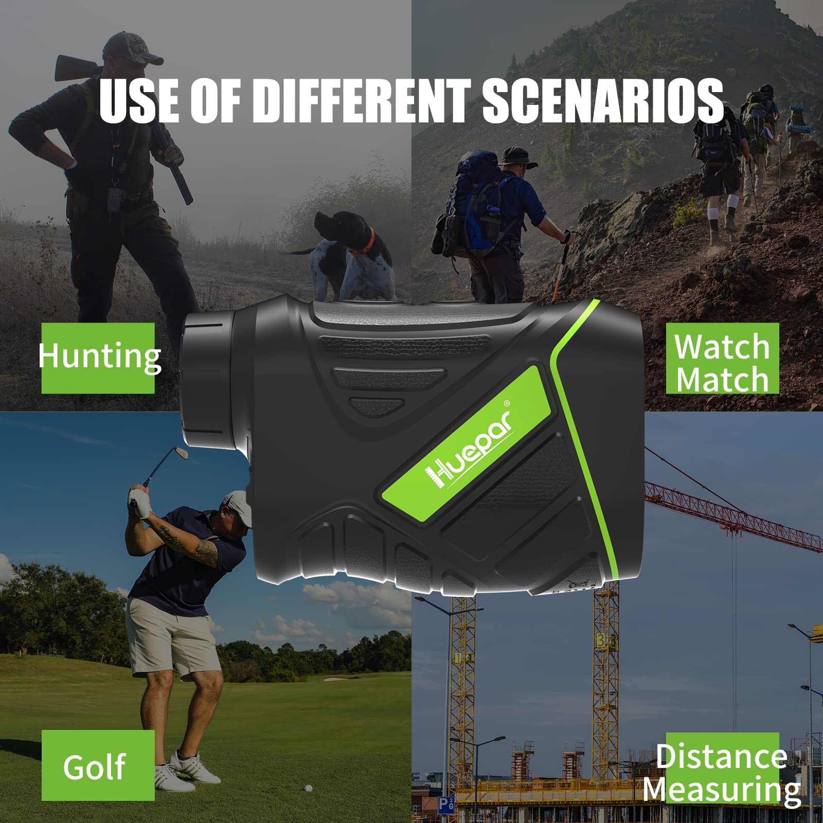 HUEPAR HLR600 - Laser Range Finder (600m) HUEPAR EU - Laser Level