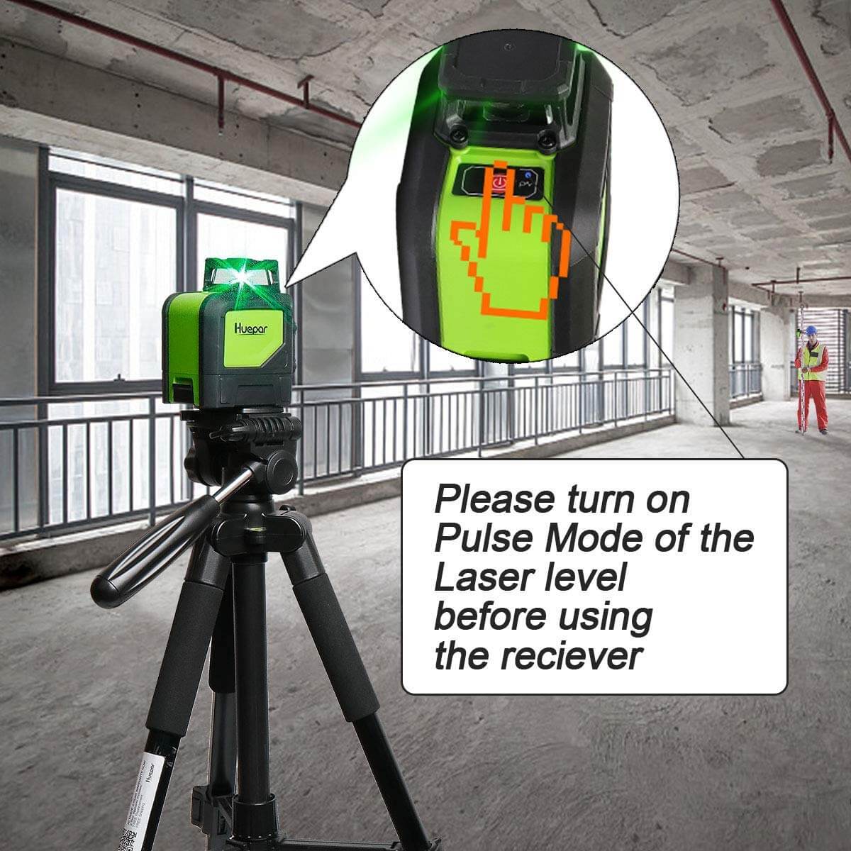 HUEPAR LR6RG - Line Laser Receiver HUEPAR EU - Laser Level