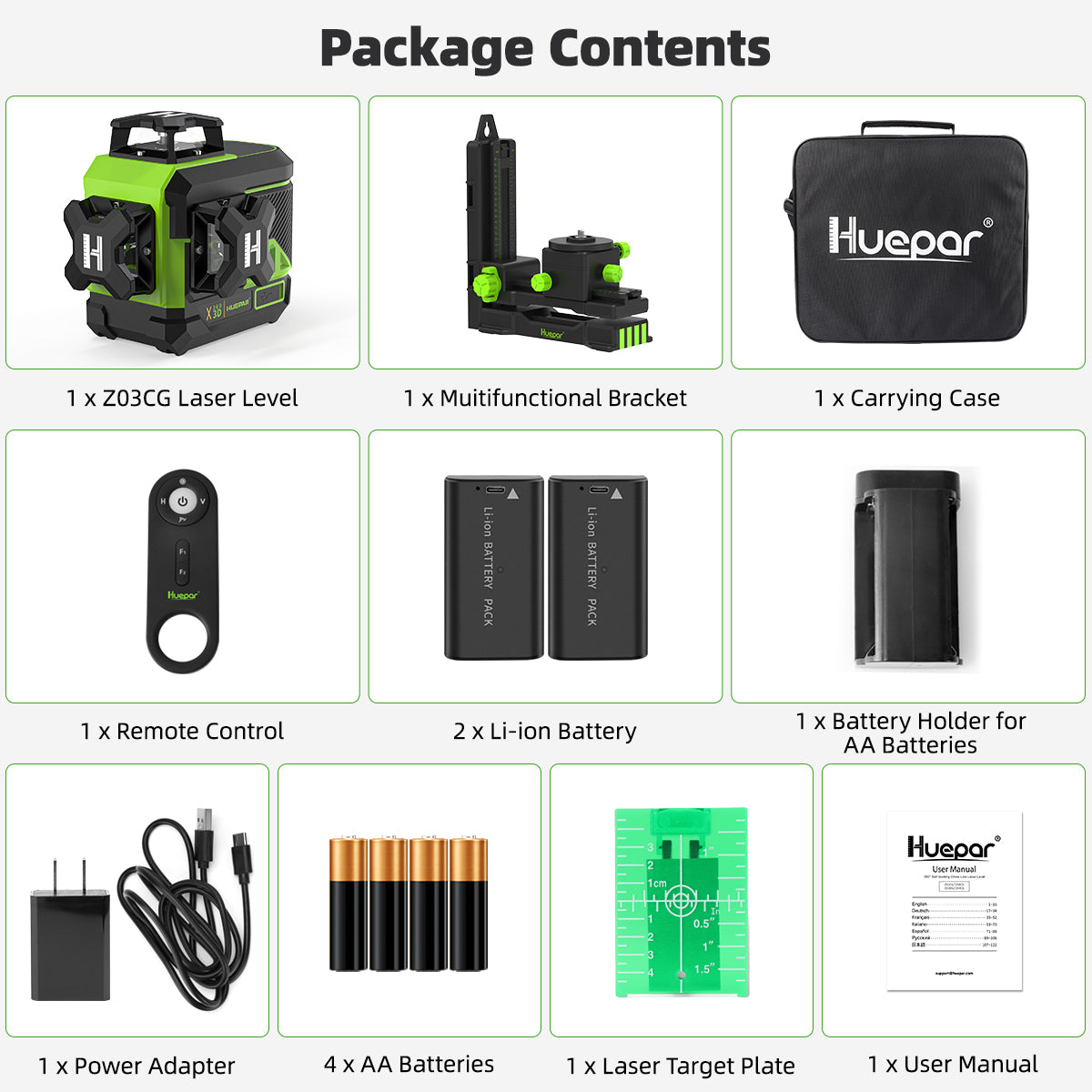 HUEPAR Z03CG HUEPAR EU - Laser Level