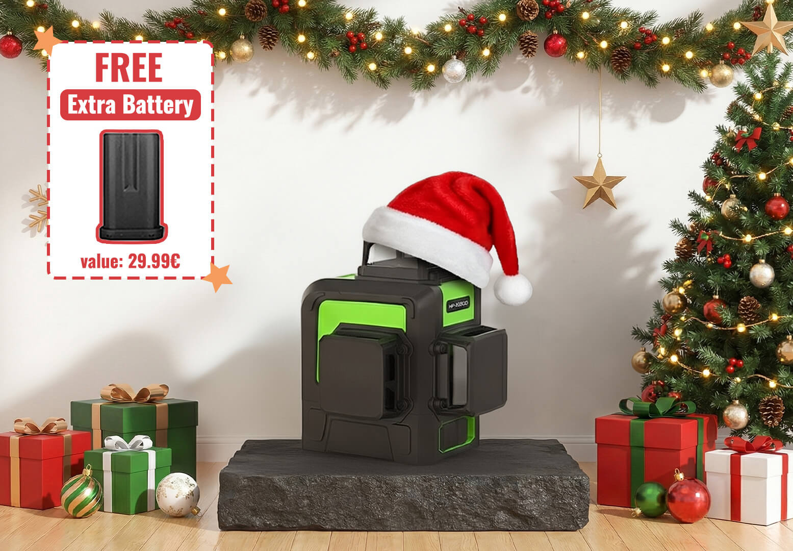 Poziomica laserowa Huepar 903CG