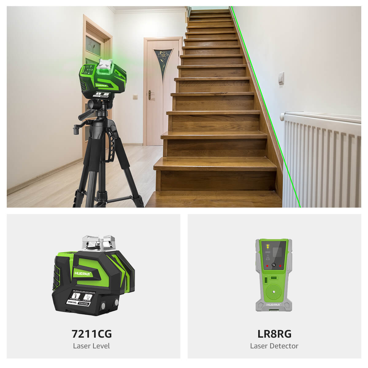 Huepar 7211CG Laser Level