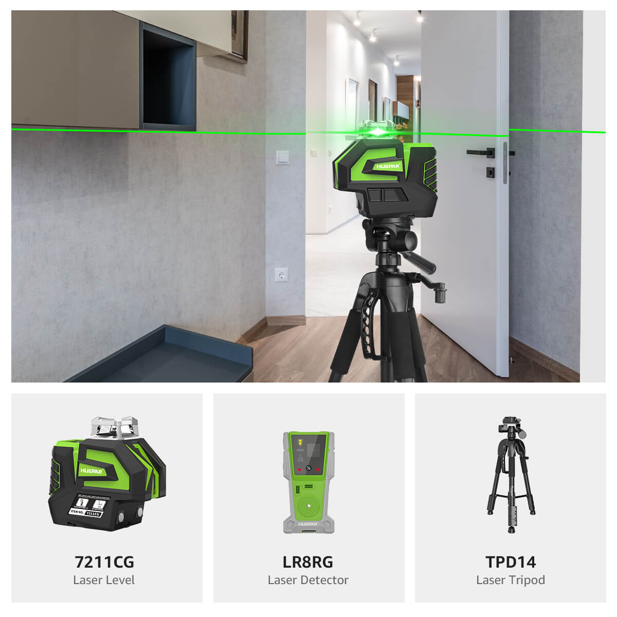 Huepar 7211CG Laser Level