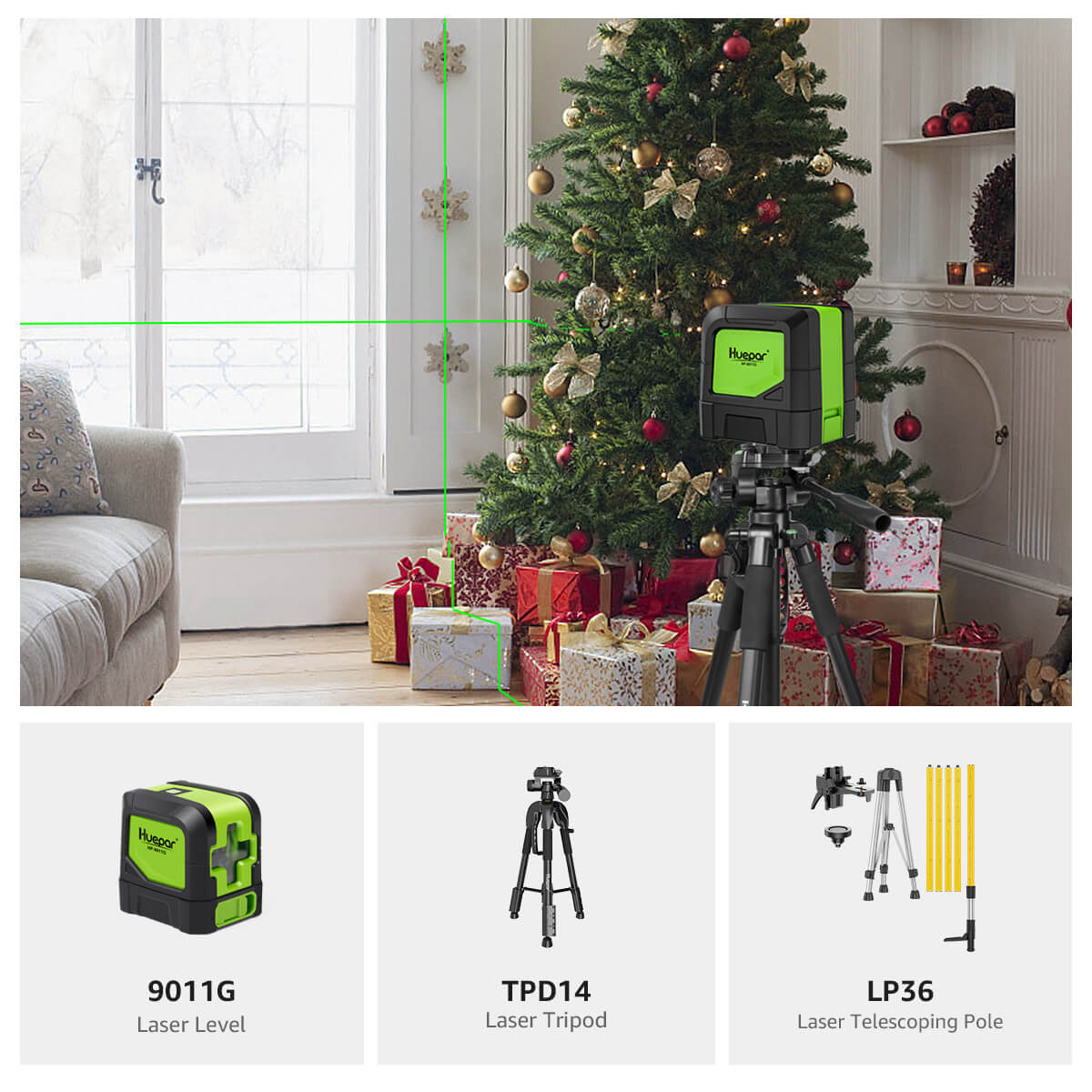 Huepar 9011G Laser Level