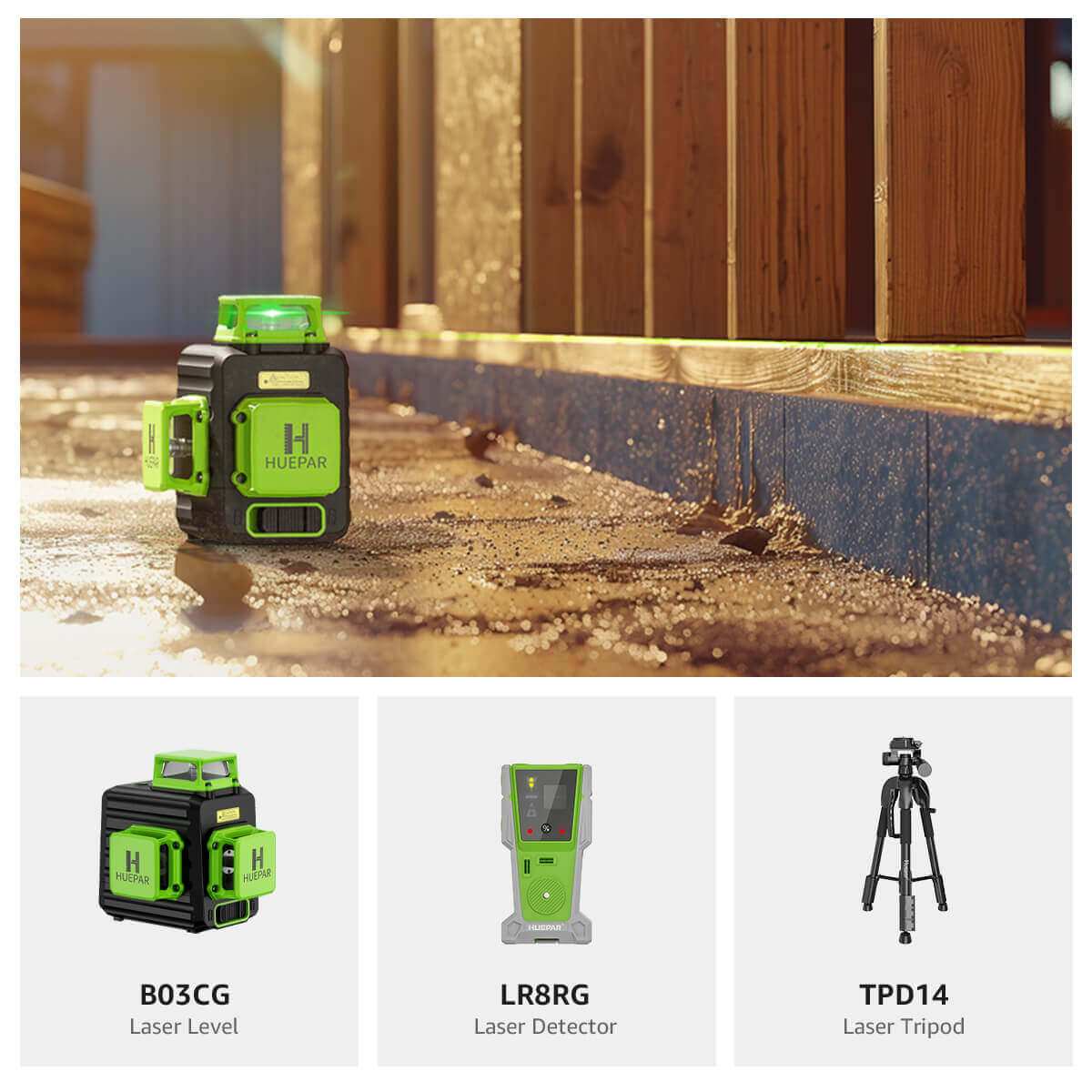 Huepar B03CG Pro Laserwaterpas