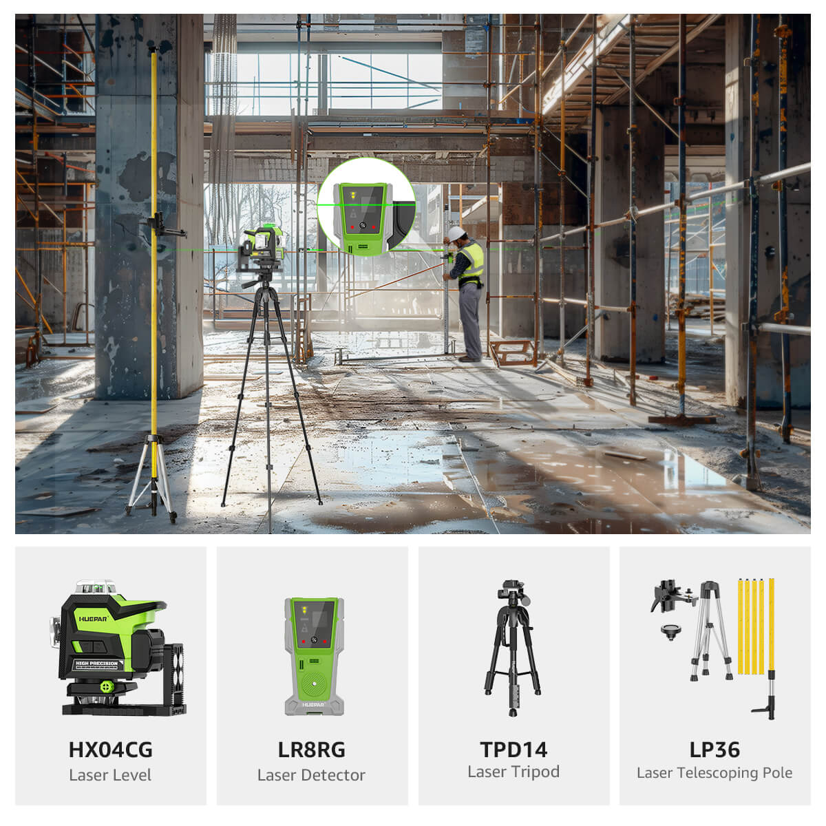 Huepar HX04CG Laserniveau