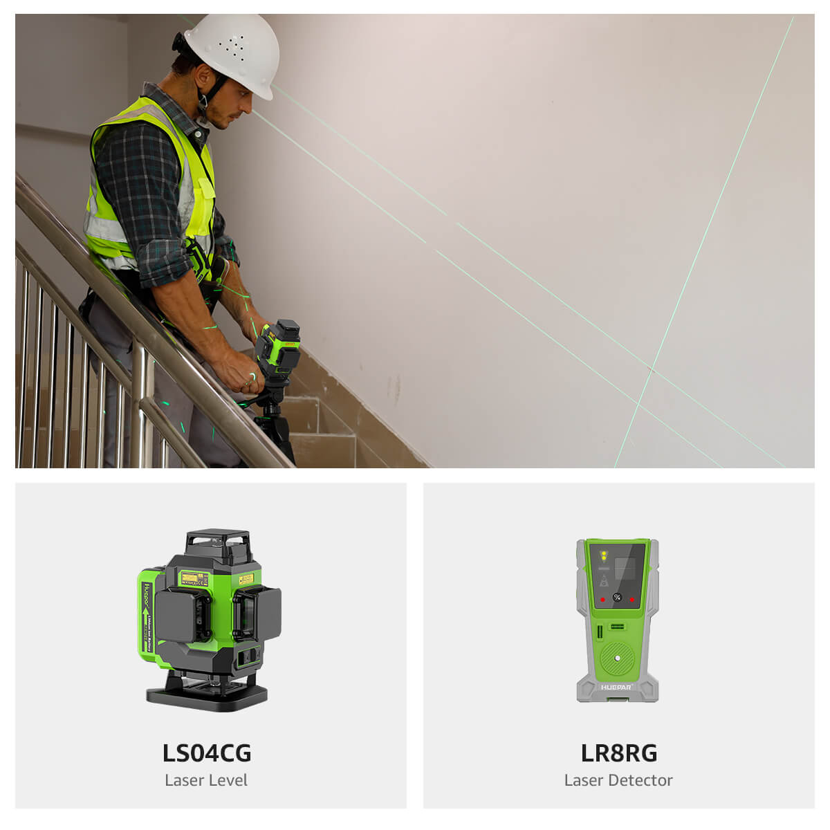 Huepar LS04CG Laserwaterpas