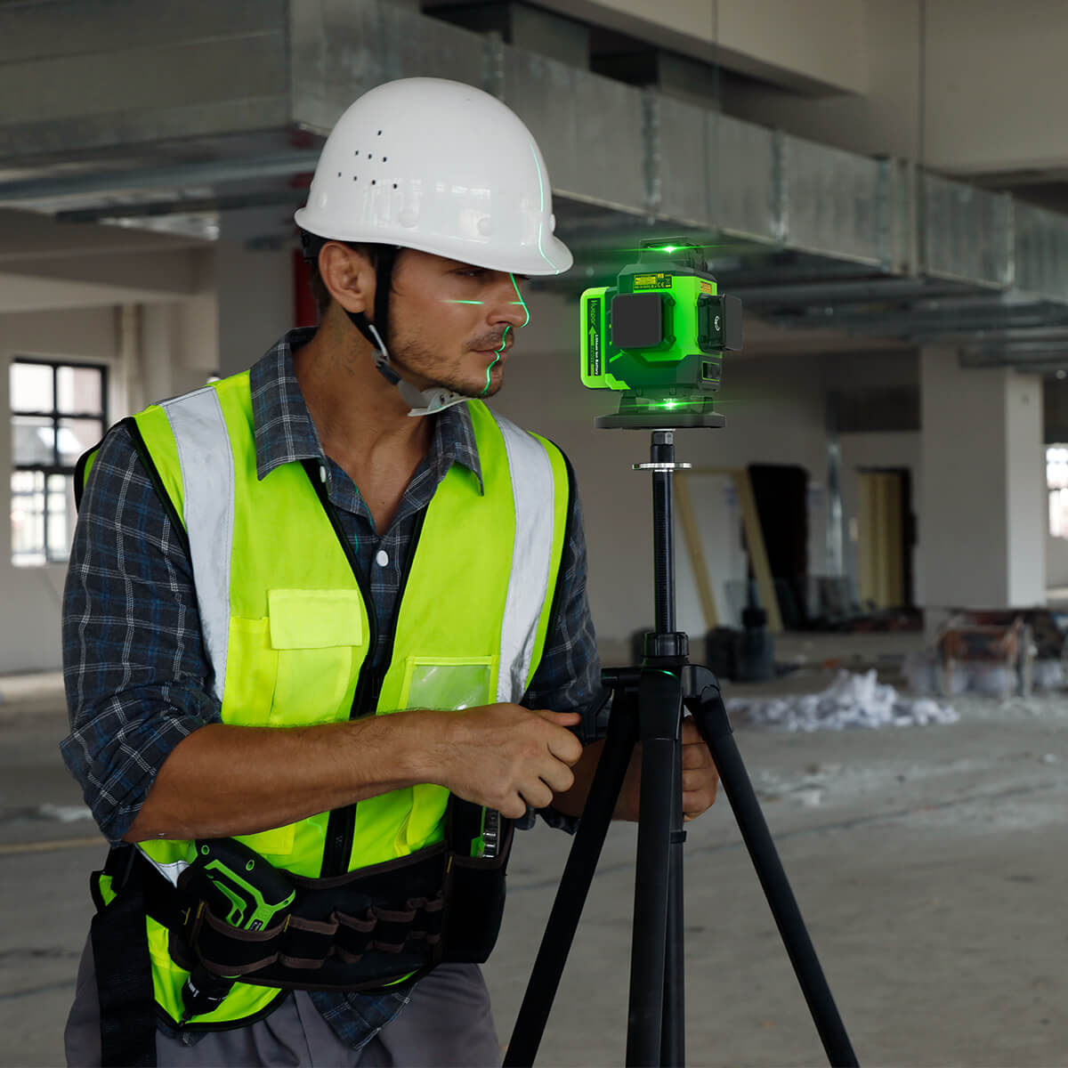 Poziomica laserowa Huepar LS04CG