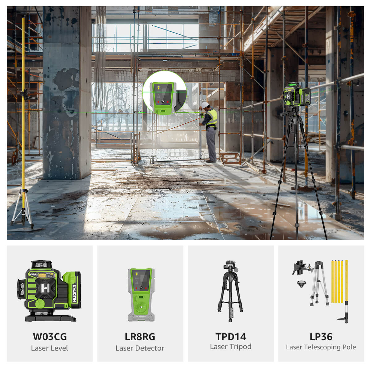 Huepar W03CG Pro Kit