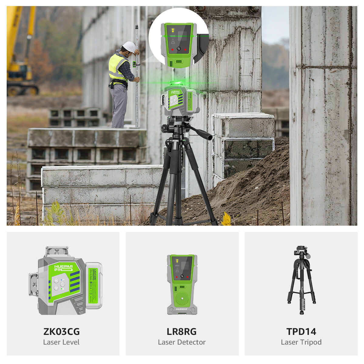 Huepar Pro ZK03CG Advanced Kit