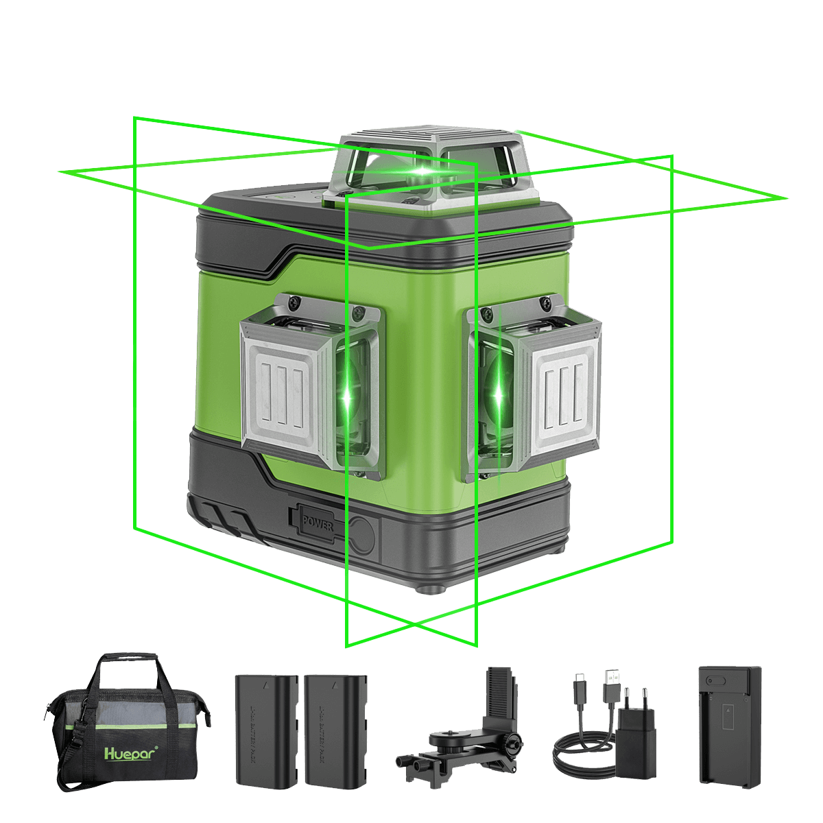 Niveau Laser, Auto-nivelant Rotatif 360, Outils de Mesure Niveau Laser, Auto-nivelant Rotatif 360, Outils de Mesure
