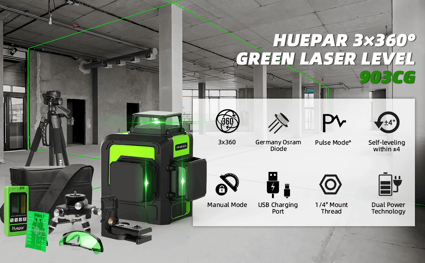 Huepar 903CG Laser Level