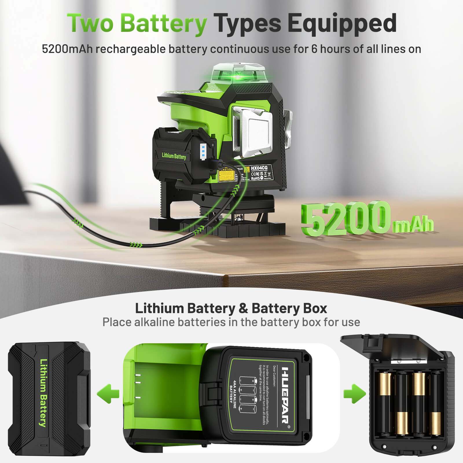 Huepar HX04CG Laserniveau