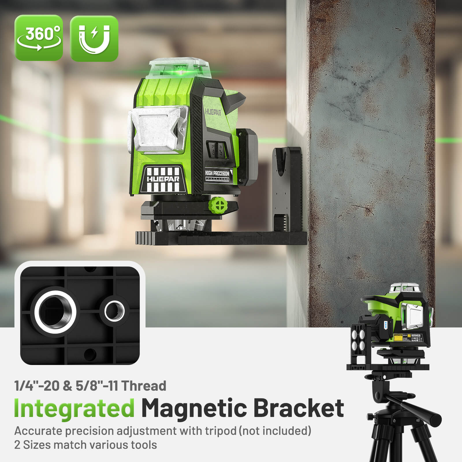 Huepar HX04CG Laserniveau