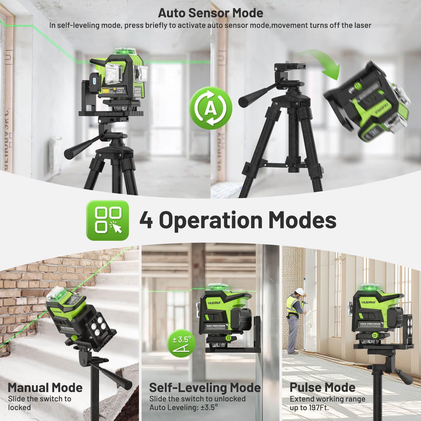 Huepar HX04CG Laserniveau