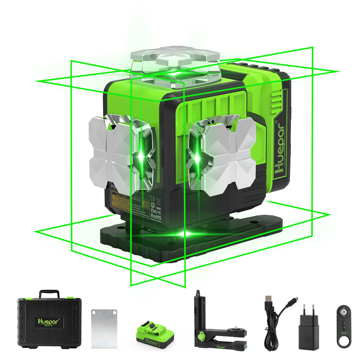 Poziomica laserowa Huepar P04CG