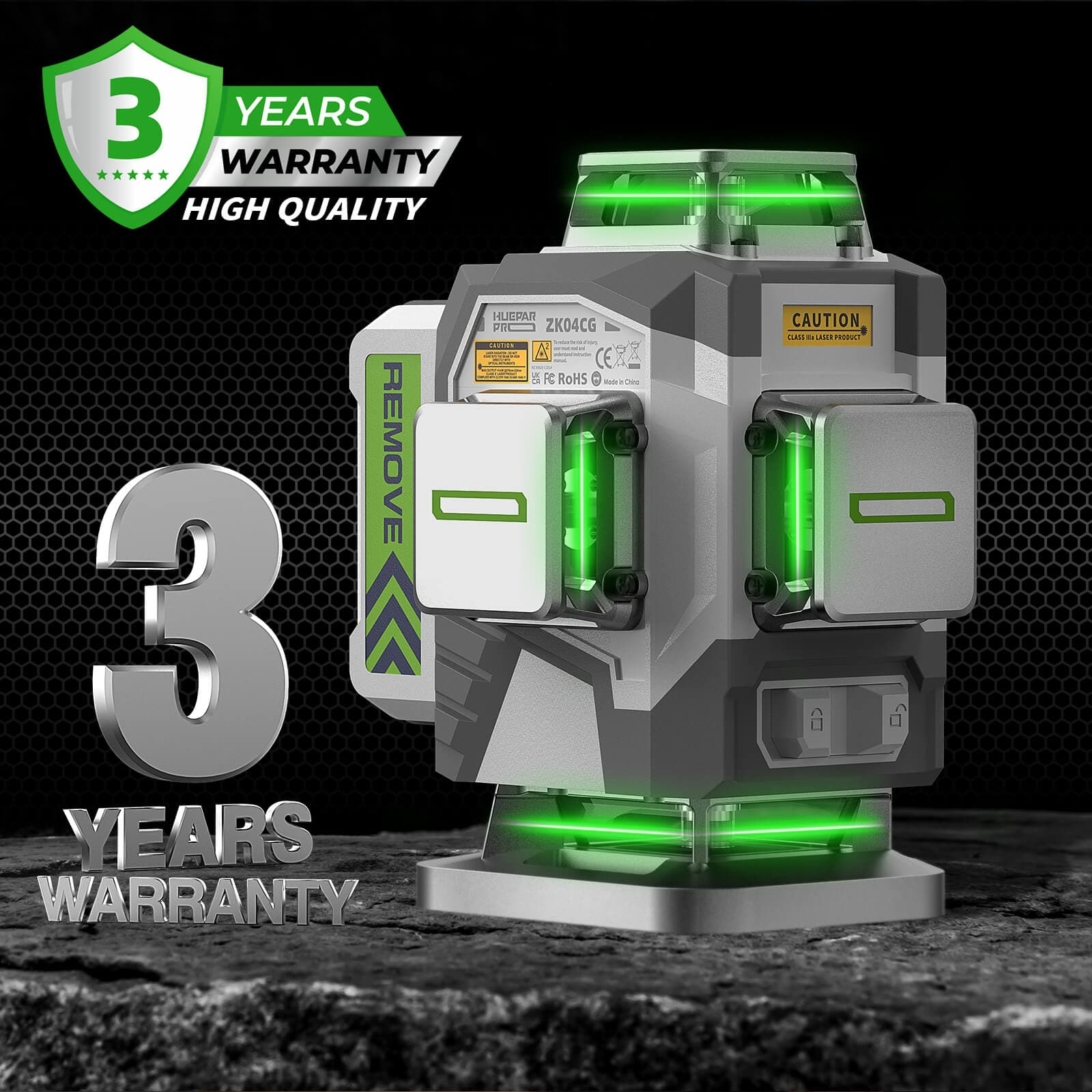 Poziomica laserowa Huepar Pro ZK04CG