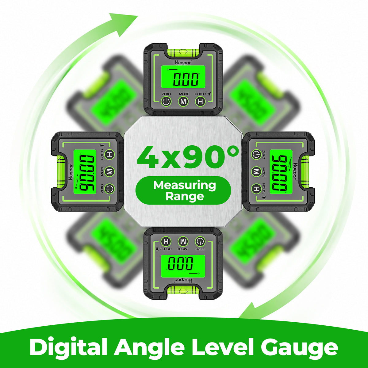 HUEPAR AG01 - Digital Level Angle Gauge Inclinometer
