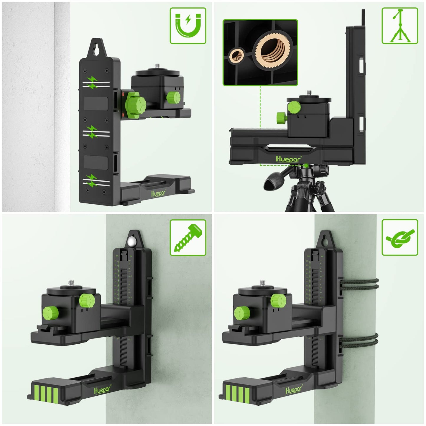 HUEPAR PV11+ Fine Tuning Bracket Laser Level Adapter HUEPAR EU - Laser Level