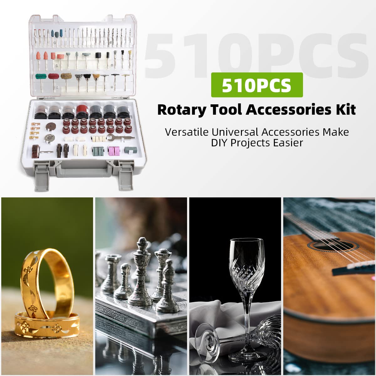 HUEPAR RT510 - Rotary Tool Accessories Kit HUEPAR EU - Laser Level