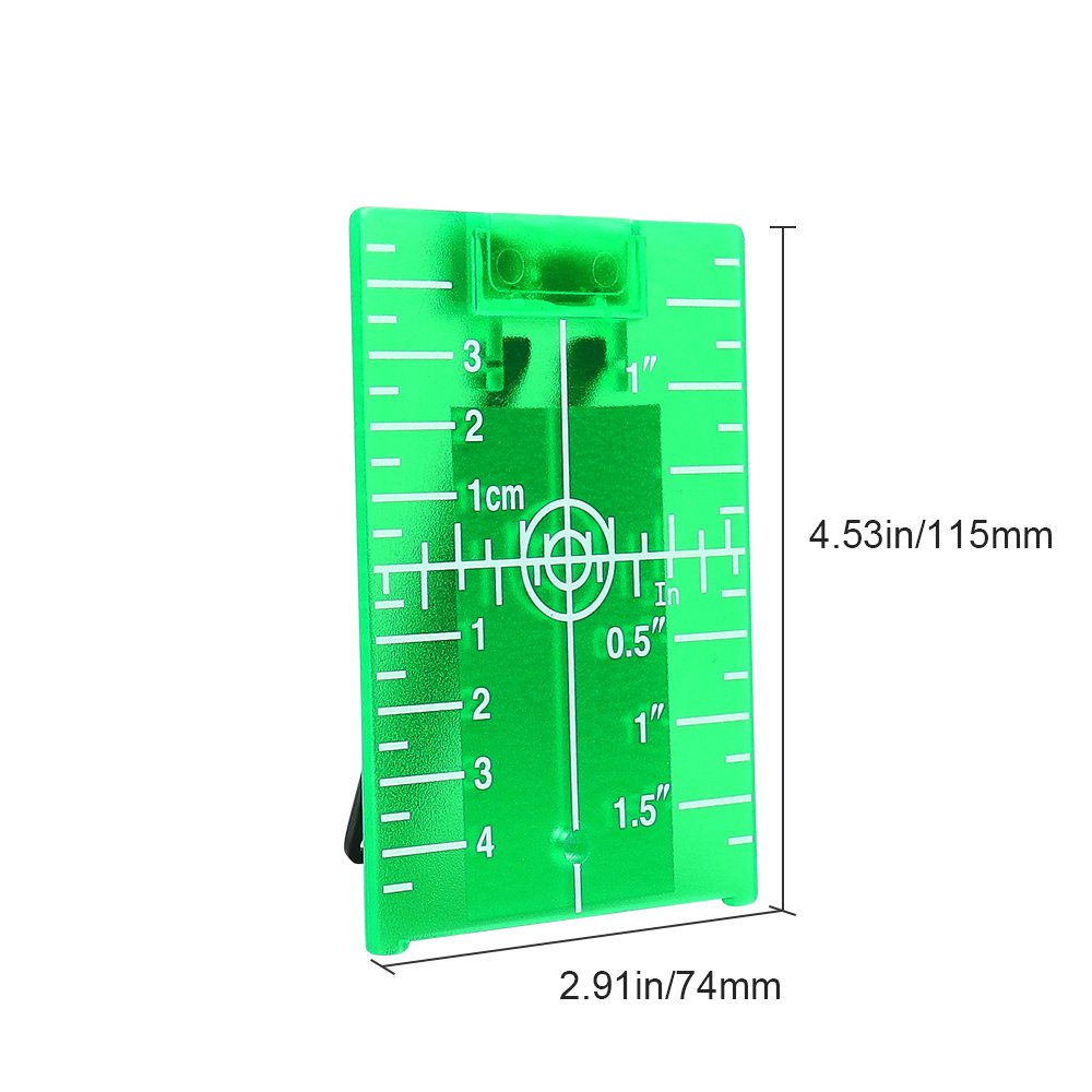 HUEPAR TP01G - Magnetic Floor Laser Target Plate Card HUEPAR EU - Laser Level