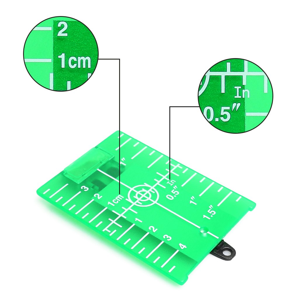 HUEPAR TP01G - Magnetic Floor Laser Target Plate Card HUEPAR EU - Laser Level