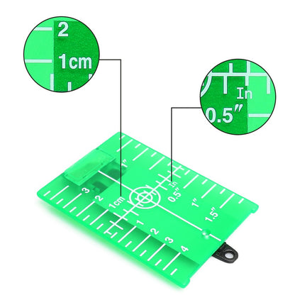 HUEPAR TP01G - Magnetic Floor Laser Target Plate Card HUEPAR EU - Laser Level