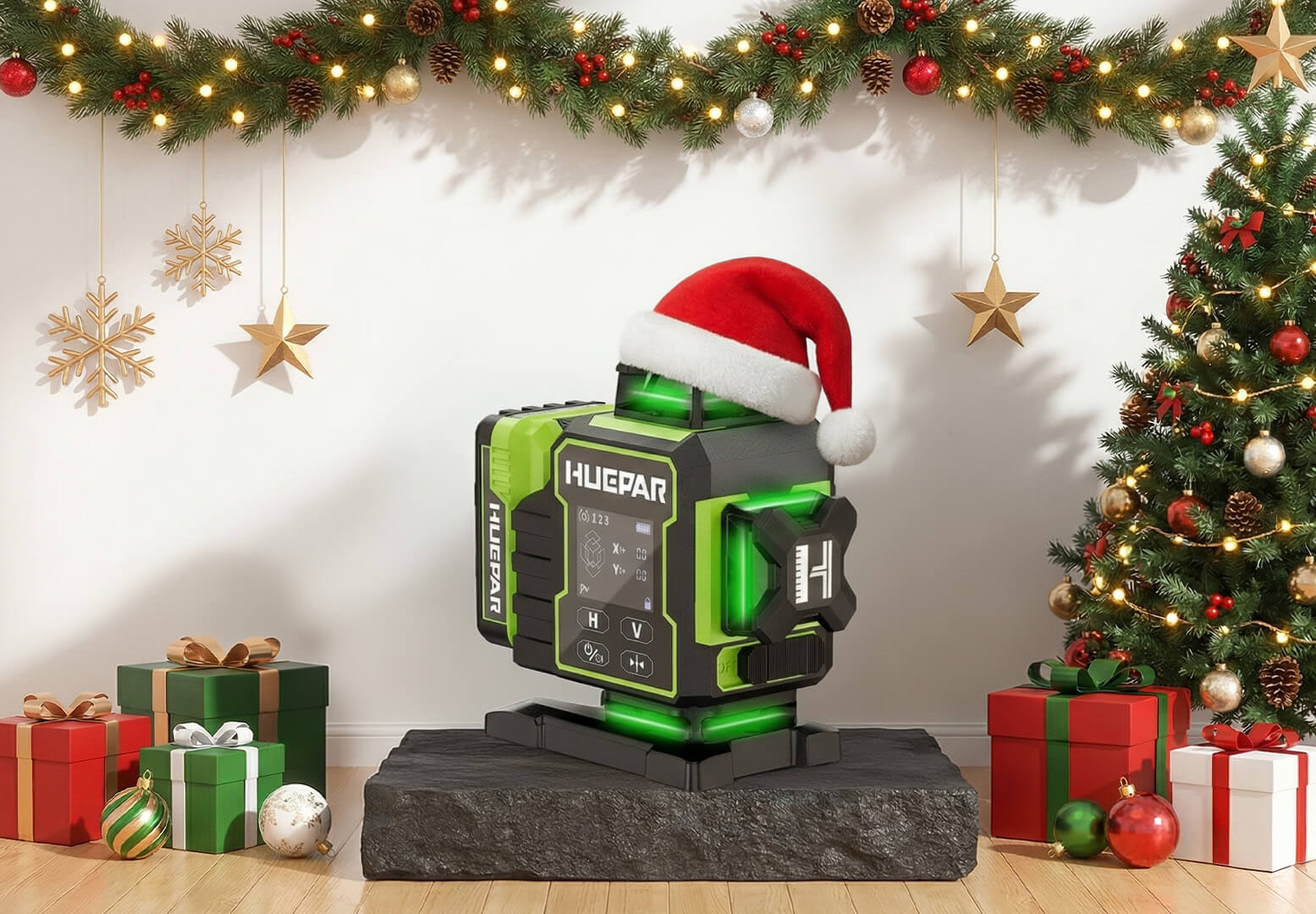 Poziomica laserowa Huepar W04CG