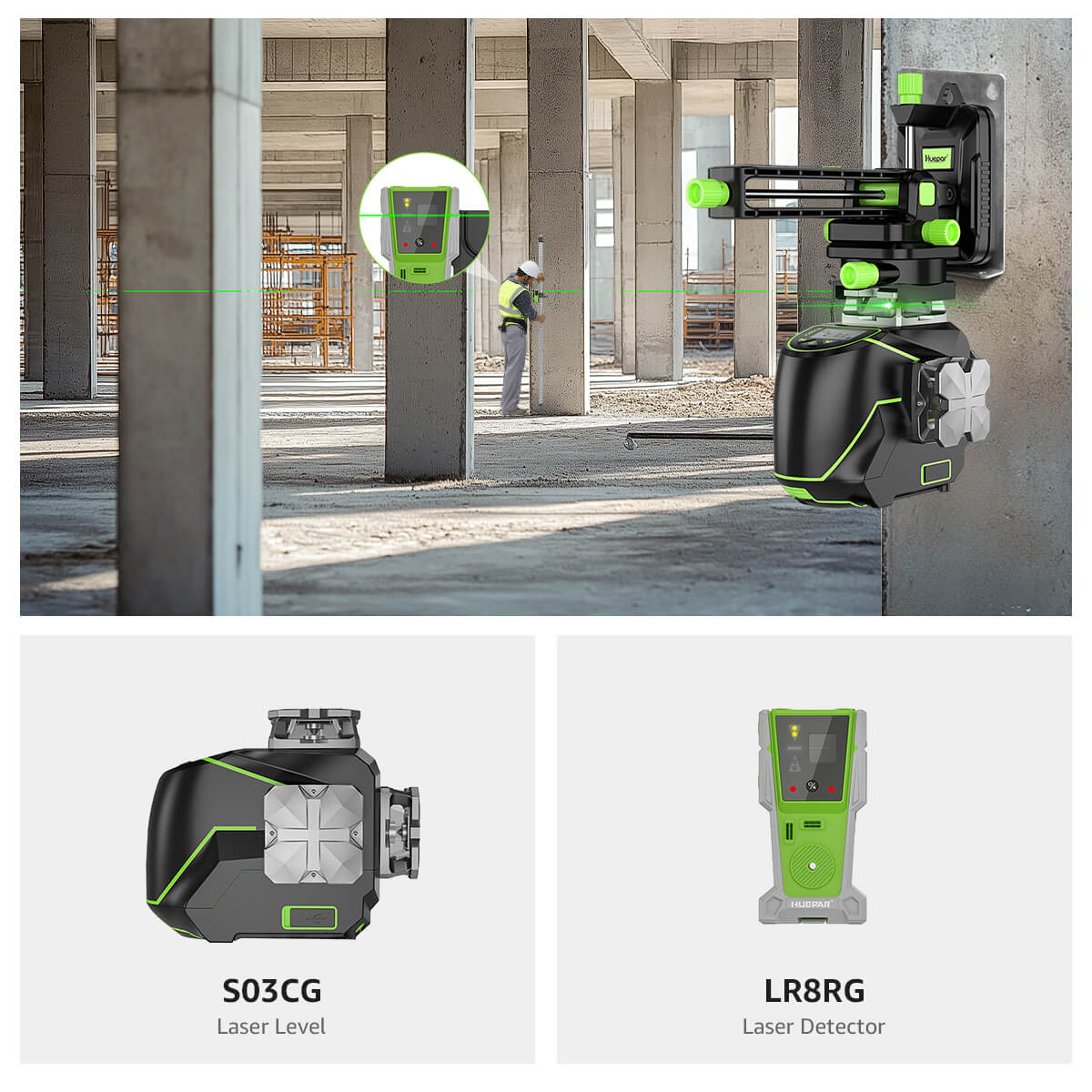 Huepar S03CG Laser Level