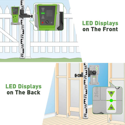 Huepar LR8RG - Laser Detector/Line Laser Receiver