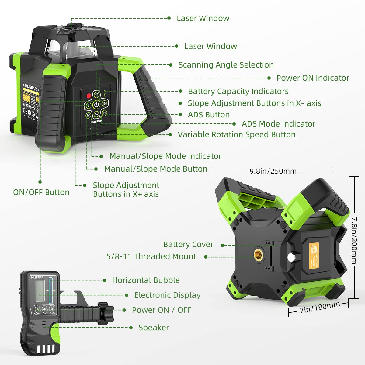 Niveau laser Huepar RL200HR : Test et Avis Niveau laser Huepar RL200HR : Test et Avis