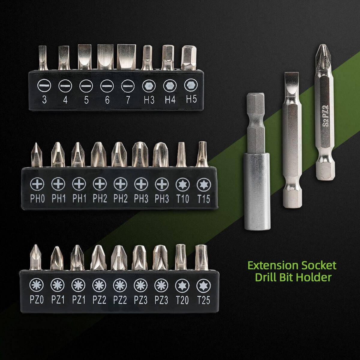 Huepar CS04 - 4V 1.5Ah Max 6Nm Electric Screwdriver Kit - HUEPAR UK